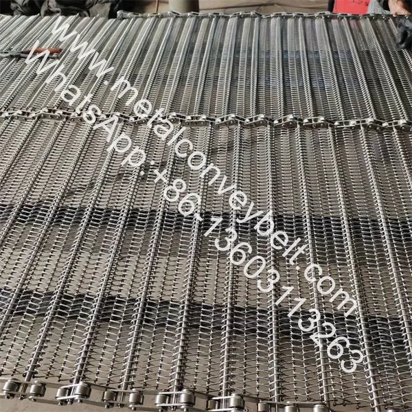 Cooling Line Conveyor Belt SS 304 316 Stainless Steel Galvanized Steel Chain Driven Spiral Wire Mesh Conveyor Belt photo-4