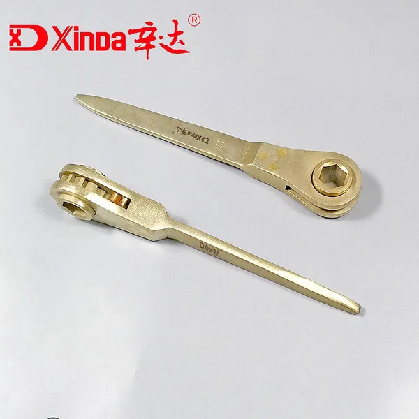 Xinda Explosion Proof Socket Ratchet Wrench Manufacturer Non Sparking Spanner Hand Tools Al-Br/Be-Cu