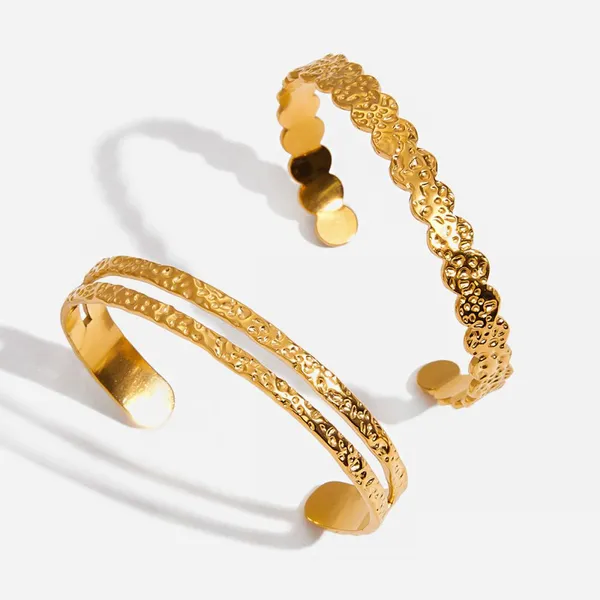 Scratch Resistant Stainless Steel Bangle With PVD Plating & Sea Water Resistance