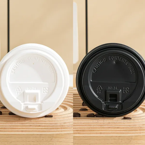 OEM Customized Double Layer Hotproof Paper Cup With Carbon Crystal Printing and Different Types and Function Cap photo-4