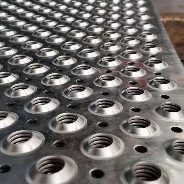 Non-Slip Perforated Metal Floor Plate for Outdoor Stairs and Ramps With Drainage Holes photo-4