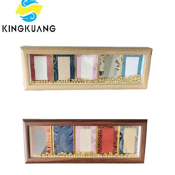 Art Paper Hardcards Painting Calligraphy Frame Brocade Box Sets 2 Sets Per Batch for Wall Art Home or Office Dectoration