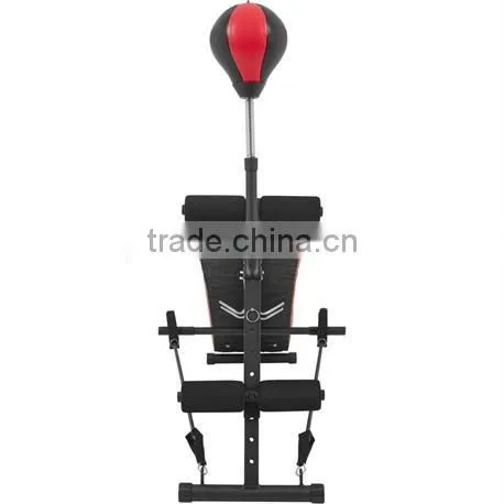 Ab Workout Incline Sit Up Bench With Punching Ball photo-2