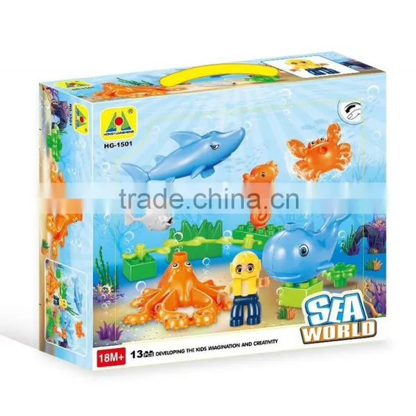 Funny Plastic ABS Brick Blocks , Building Block for Sale photo-2