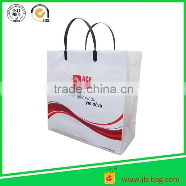 Heavy Duty Large Plastic Loop Handle Carrier Bag in Supermarket or Mall photo-4