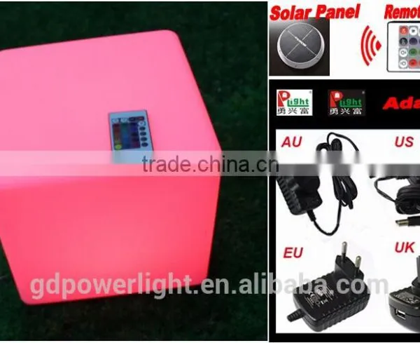 LED Light Decotative Cube With Remote Control C007B photo-5