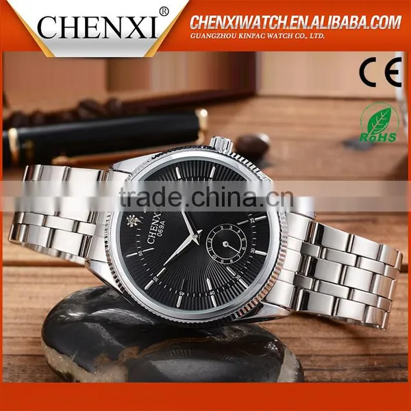 New Design Popular Men Quartz Day/Date Customized Quartz Stainless Steel Watch photo-4