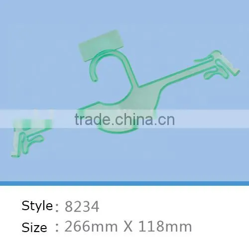 Green Special Design Plastic Clothes Hanger for Panty and Bra