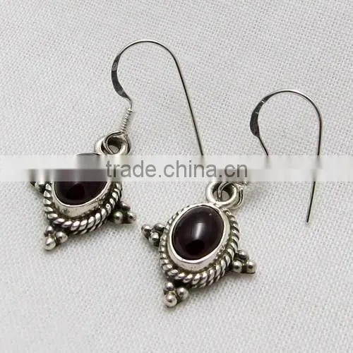 Top Grade AAA, Garnet Gemstone Jewelry, 925 Silver Indian Jewelry photo-3