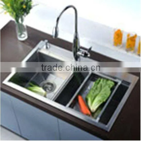 Handmade Square Stainless Steel Kitchen Sink
