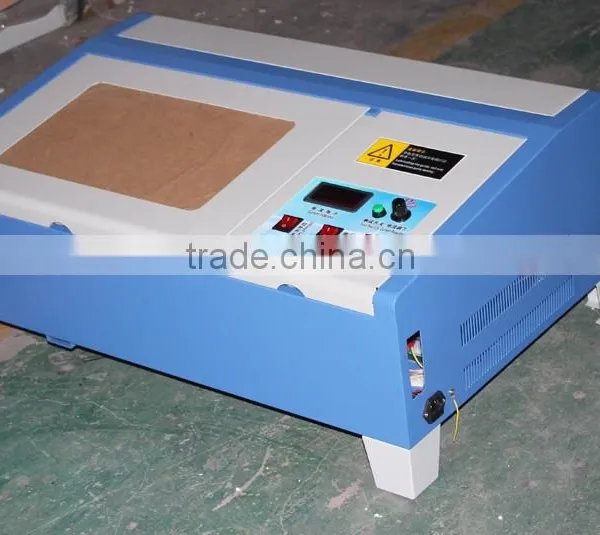 2015 New Version 40W LY 3020 CO2 Digital Laser Engraving Cutting Machine With Digital Function With Drag Chain Design photo-2