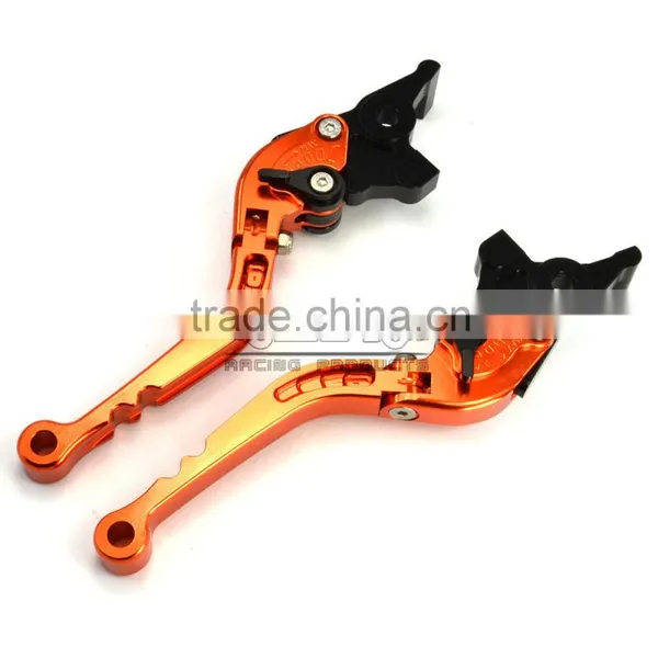 BJ-LS-009 Customized CNC Adjustable Folding Aluminum Materials Motorcycle Brake and Clutch Lever for Kawasaki Z800/E Version photo-3