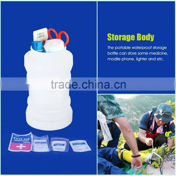 100 Lumen 3 LED Solar Camping Lantern With Collapsible Bottle Supplier's Choice photo-5