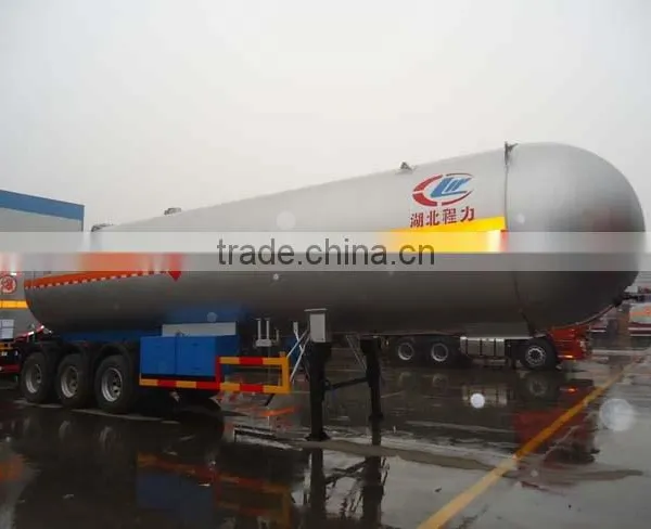 24.55Tons Propane Gas Tank Trailer for Sale, 3 Axles Lpg Trailer photo-3