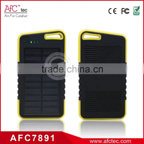 5000mAh Solar Charger With ac Wall Socket for Mobile Phone photo-2