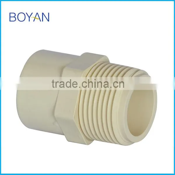 BOYAN Zhejiang Plastic Fitting for Irrigation ASTM 2846 Standard Cpvc Male Adapter photo-2
