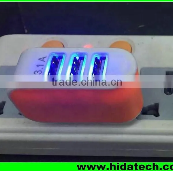 Wholesale Usb Multi Wall Charger 3 Usb Charger for Mobile Phone Tablet pc photo-2