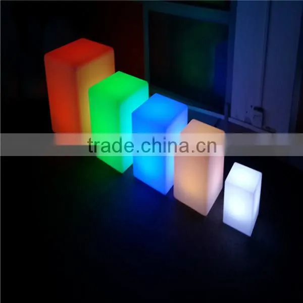 Plastic Led Cube Chair Outdoor Plastic Led Cube Chair Wholesale photo-6
