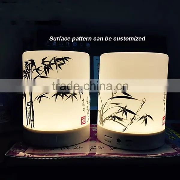 Mini Music Bluetooth Speaker Led Color Changing Smart Sensitive Touch Table Lamp photo-6