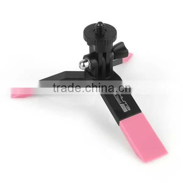 Miniest Desktop Dual Adapter Pro Camera Mount Tripod Stand for Mobile Phone&digital Camera&pro Camera photo-5