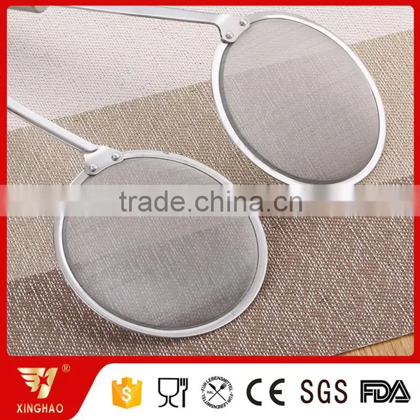Good Quality Stainless Steel Kitchen Skimmer Round Food Net Leakage photo-4
