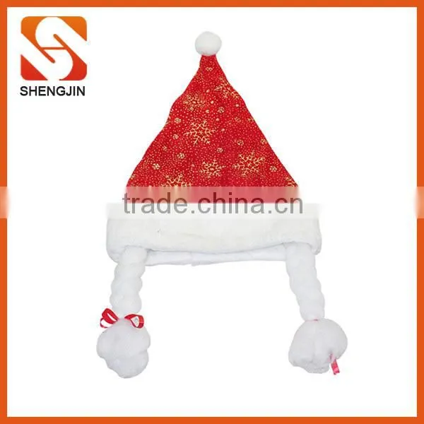 SJ-6876 YIWU Velvet Santa Clause Party Christmas Hat Supplier photo-5