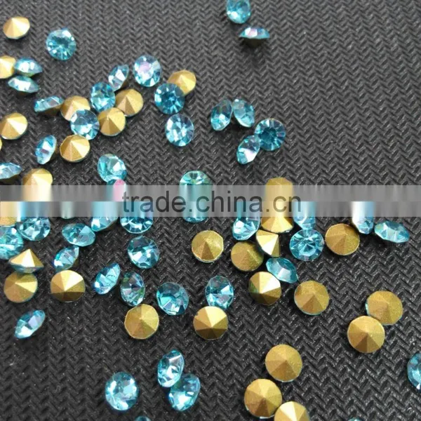 Sharp Bottom Nail Decor Rhinestone photo-5