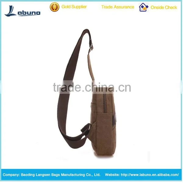 New Canvas Bag Messenger Shoulder Men Bag Sport Chest Bag photo-3