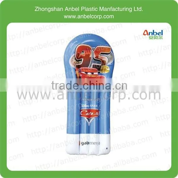 Anbel's PVC Plastic Two Handles Inflatable Surfboard Air Mattress photo-3
