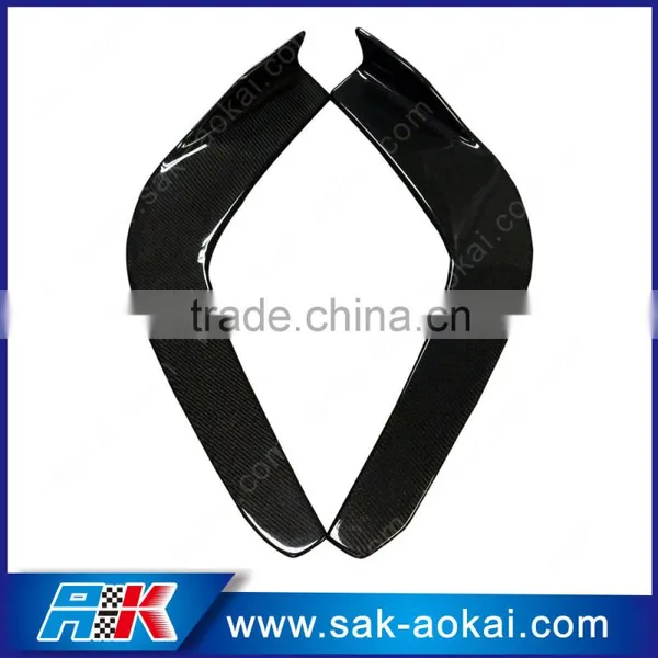 Top Real Carbon Fiber Car Front Bumper Splitters for Universal Type photo-2