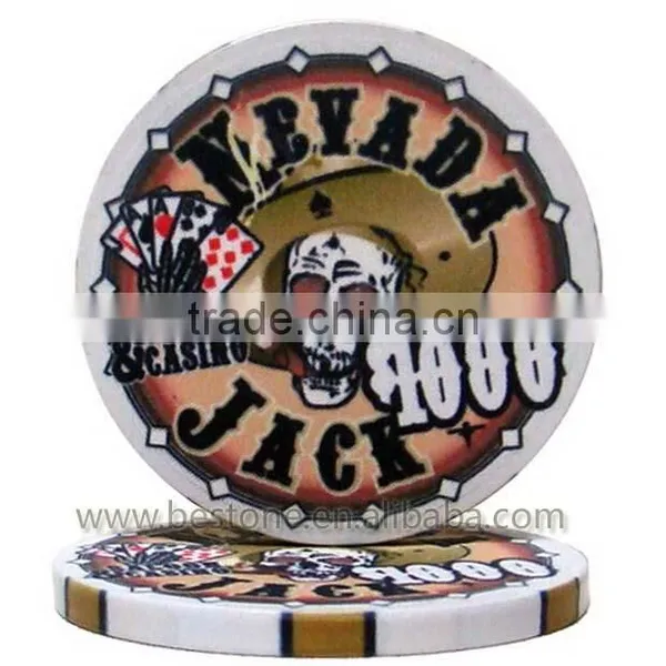 Deluxe Skull Jack Poker Chips Wholesale photo-2
