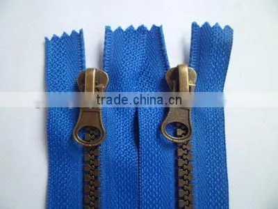 5# Plastic Resin Zipper Nickel Teeth Zipper Close End Zipper With Auto Lock Slider Zipper Porcket Zipper photo-2