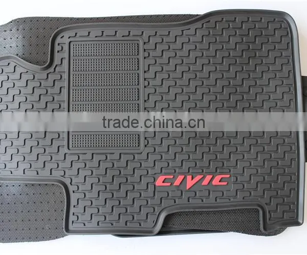All-Weather Floor Mats Anti Slip Back Factory Price for Honda Civic 2010 photo-2