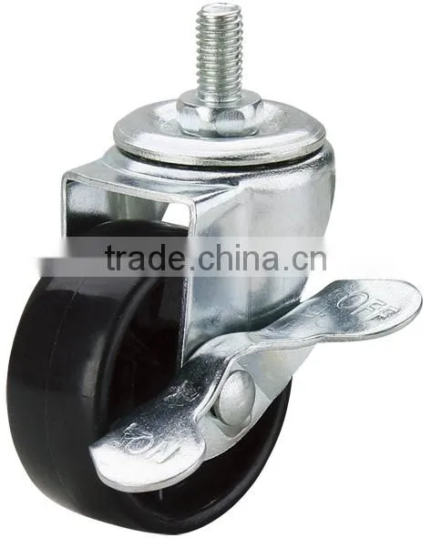 50mm Small Rubber Adjustable Caster Wheel