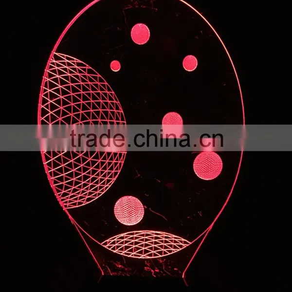 USB Led Night Lamp Balloon 3D Night Lights Seven Colors Changeable Desk Lampara Infantil as Home Decor Creative Gifts photo-4