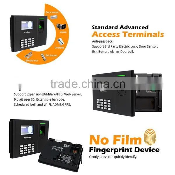 Nordson Competitive Price Fingerprint Time Attendance Reader, Without Access Control Door photo-3