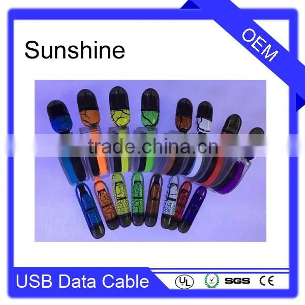 Top Quality Two Sided Reversible Data Charging MFI Usb Cable photo-6