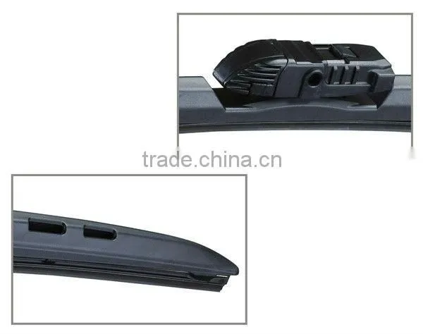 Ideal Smooth Quiet Streak-free Auto Parts Hybrid Japanese Car J-Hook Arm Windshield Stealth Wiper Blade photo-6