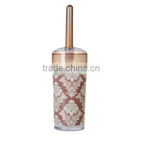 Unique Bathroom Accessories Plastic Bronze Toilet Brushes photo-2