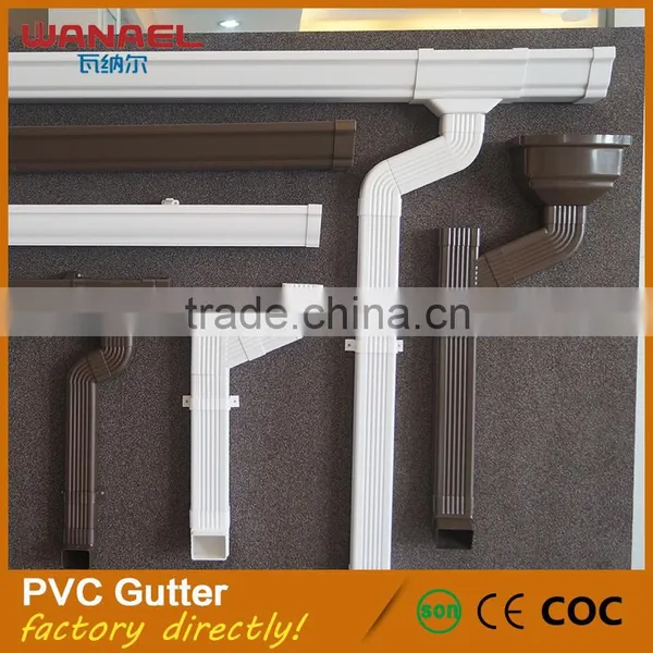 Long Service Life Leaf Dust Proof PVC Rain Gutter Guard photo-4