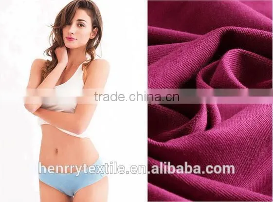 40S Elastic Knitted Jersey Model Fabric for Underwear photo-3