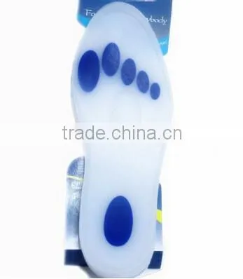 New Dual Density Full Length Silicone Healthy Shoe Insoles Support Medical Metatarsal Pad, Foot Care Tool