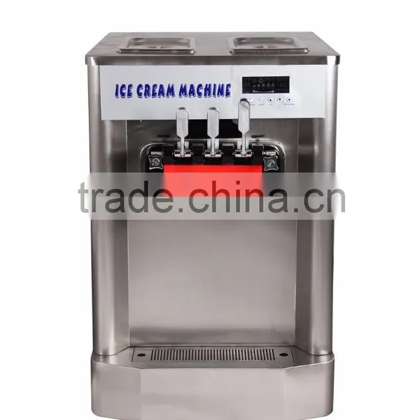 Oceanpower Sunny A12 Mini Frozen Yogurt Machine,Small Ice Cream Machine With Rainbow Surface photo-2
