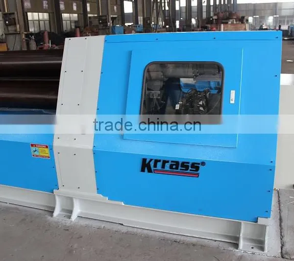 W12 8x3000 4-roller Hydraulic Press Bending Machine With Omron PLC Control photo-3
