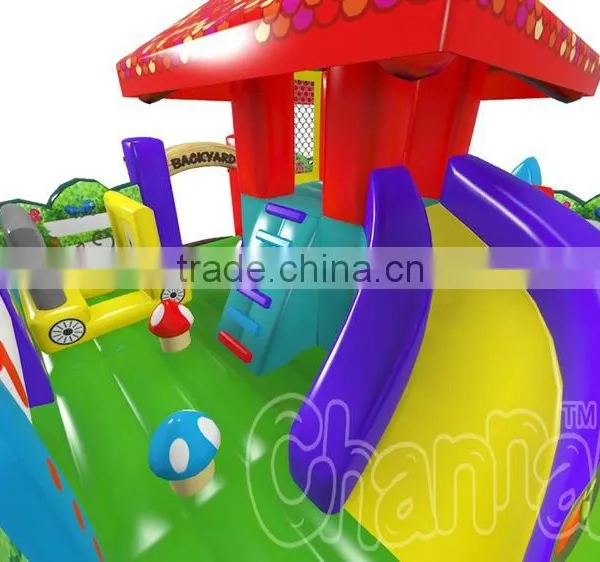 Cheap Kids Commercial Inflatable Amusement Park With Slide photo-2