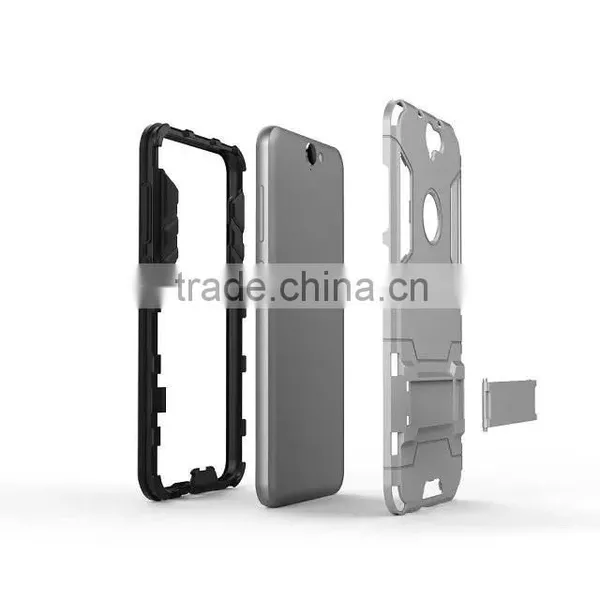 Mobile Phone Back Cover Case for Htc One a9 m9 e9 Stand For HTC A9 Kickstand Phone Case photo-3