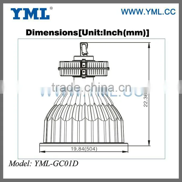 40-600W UL EMC GOST SAA Magnetic Induction Lighting High Bay Lights photo-4