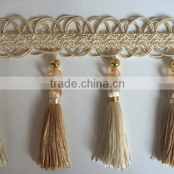 [YZLACE] Tassels Lace Curtain Wholesale photo-2