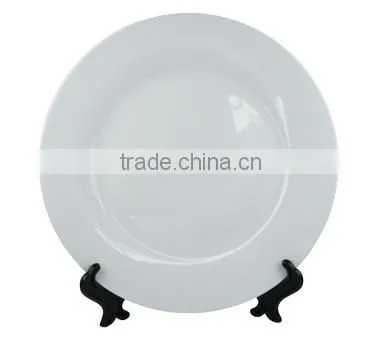 Full White Ceramic Plate/ Blank Plates/ Nice Printable Plate/ Plate for Sublimation/ Good Decorated Plate