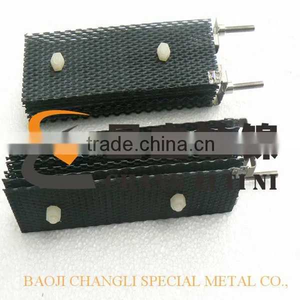 Titanium Anode and Cathode for Chlorinator